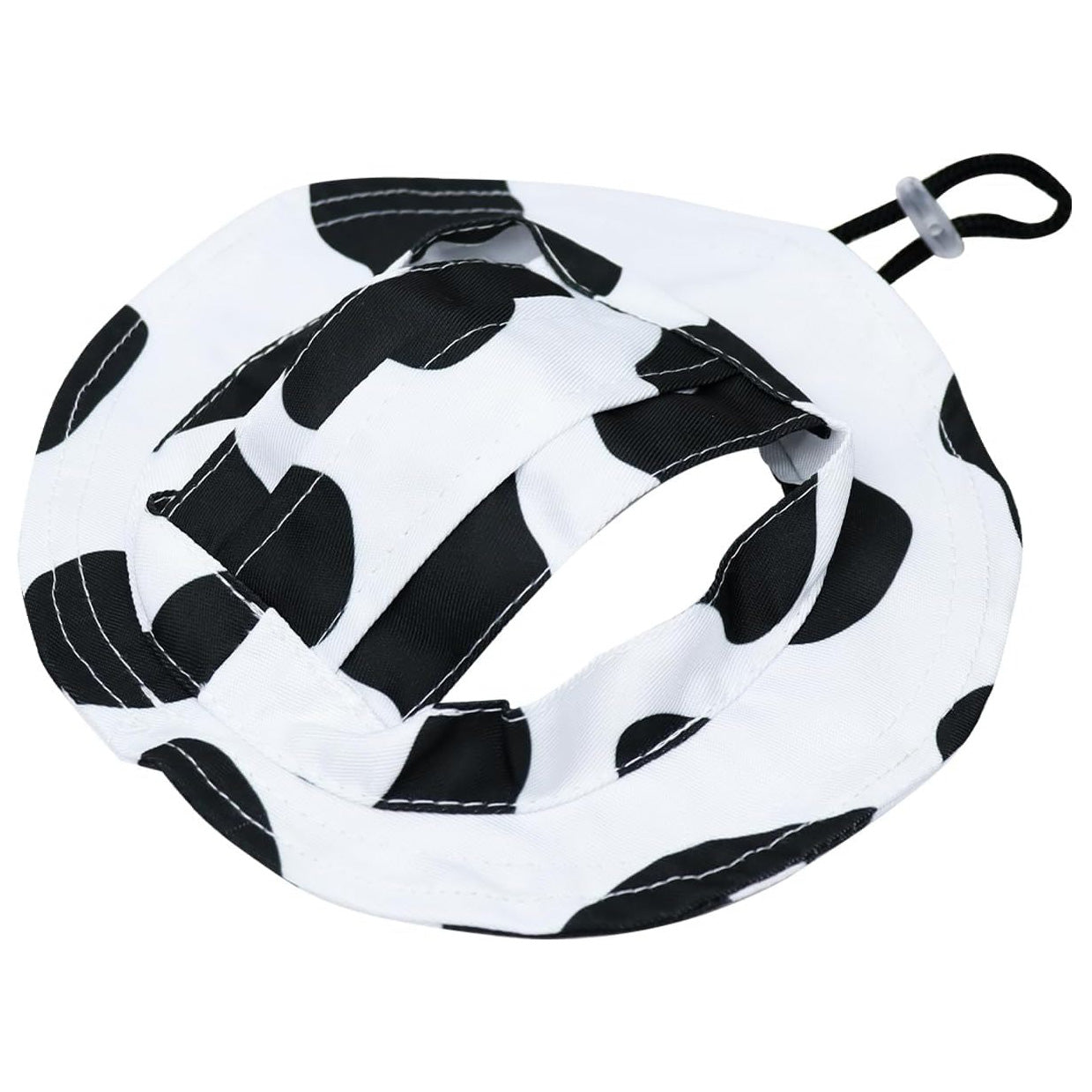 Adjustable Pet Sun Hat – Exposed-Ear Fisherman Cap with Rope Buckle for Puppies, Cats, and Small Dogs