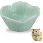 Small Ceramic Pet Hamster Bowl, Easy to Clean Anti Flipping Hamsters Food and Water Bowl, Small Animal Bowls for Dwarf Hamster, Parrots