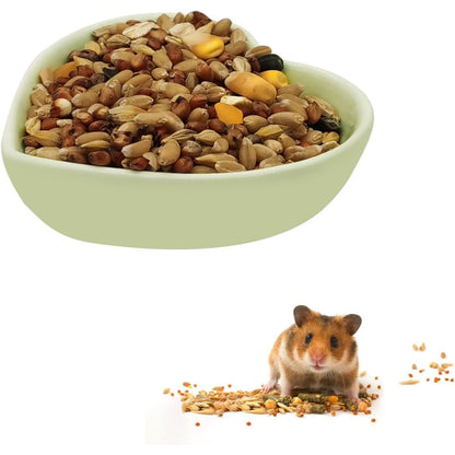 Multi-Pet Ceramic Bowl – Anti-Tip, Easy-to-Clean Food & Water Dish for Hamsters, Birds, Snakes, and Turtles