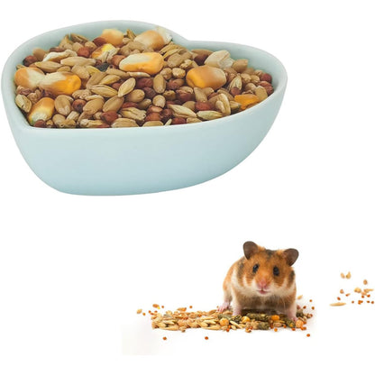 Multi-Pet Ceramic Bowl – Anti-Tip, Easy-to-Clean Food & Water Dish for Hamsters, Birds, Snakes, and Turtles
