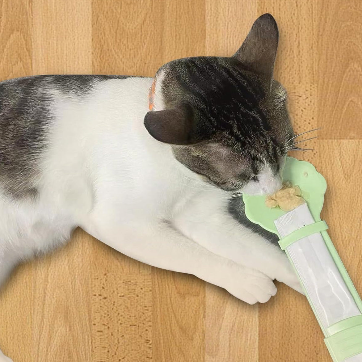 Cat Treat Feeding Spoon – Cute, Easy-Clean Lickable Treat Spoon with Hanging Hole, Multifunctional Pet Food Scoop for Mess-Free Feeding