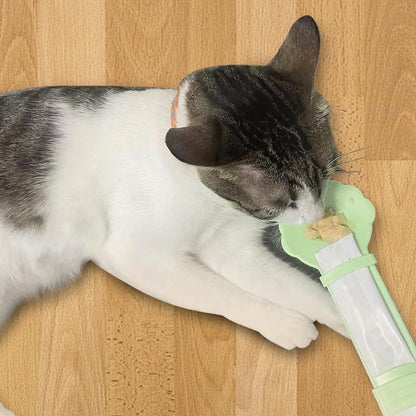 Cat Treat Feeding Spoon – Cute, Easy-Clean Lickable Treat Spoon with Hanging Hole, Multifunctional Pet Food Scoop for Mess-Free Feeding